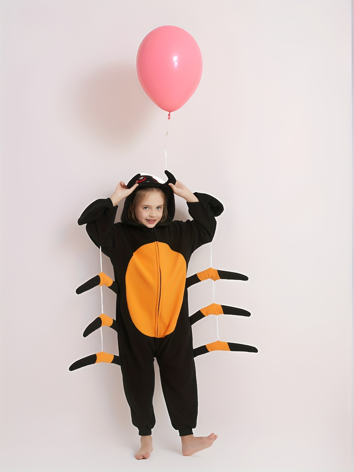 Spider Animal, Big Kids Onesies, Boys Animal One-Piece Pajamas, Thickened Cartoon Party Hooded Onesies, Girls Role, Halloween - Image 6