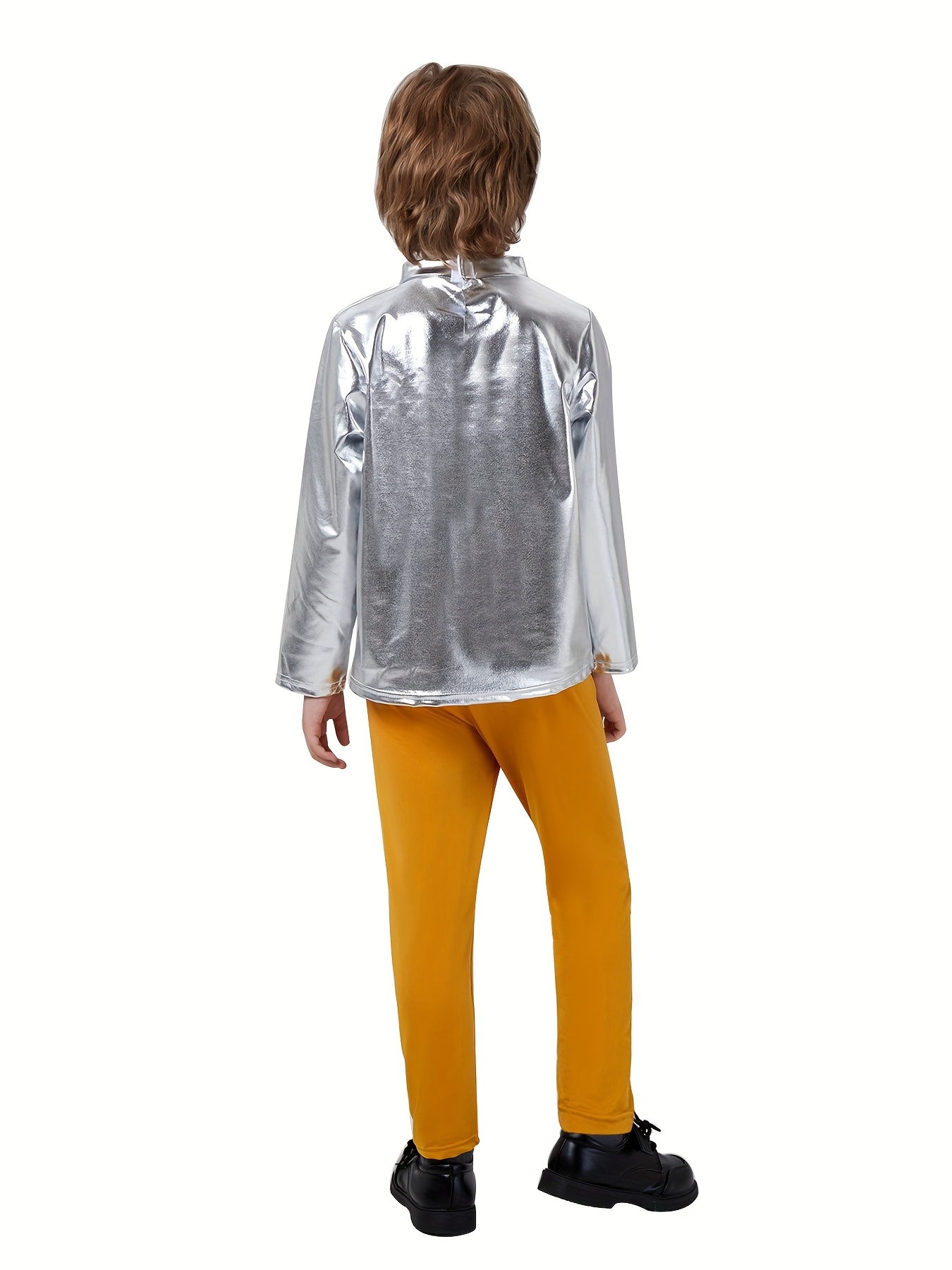 Halloween Sports Day Rocket Space Stage Spacesuit Astronaut Suit Rocket Cape Inner Layer Free Combination Suitable for Halloween Birthday Space-Themed Clothing - Image 5