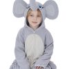 Kids Elephant Animal Cosplay Costume, Jumpsuit for Boys & Girls, for Halloween Christmas Themed Party