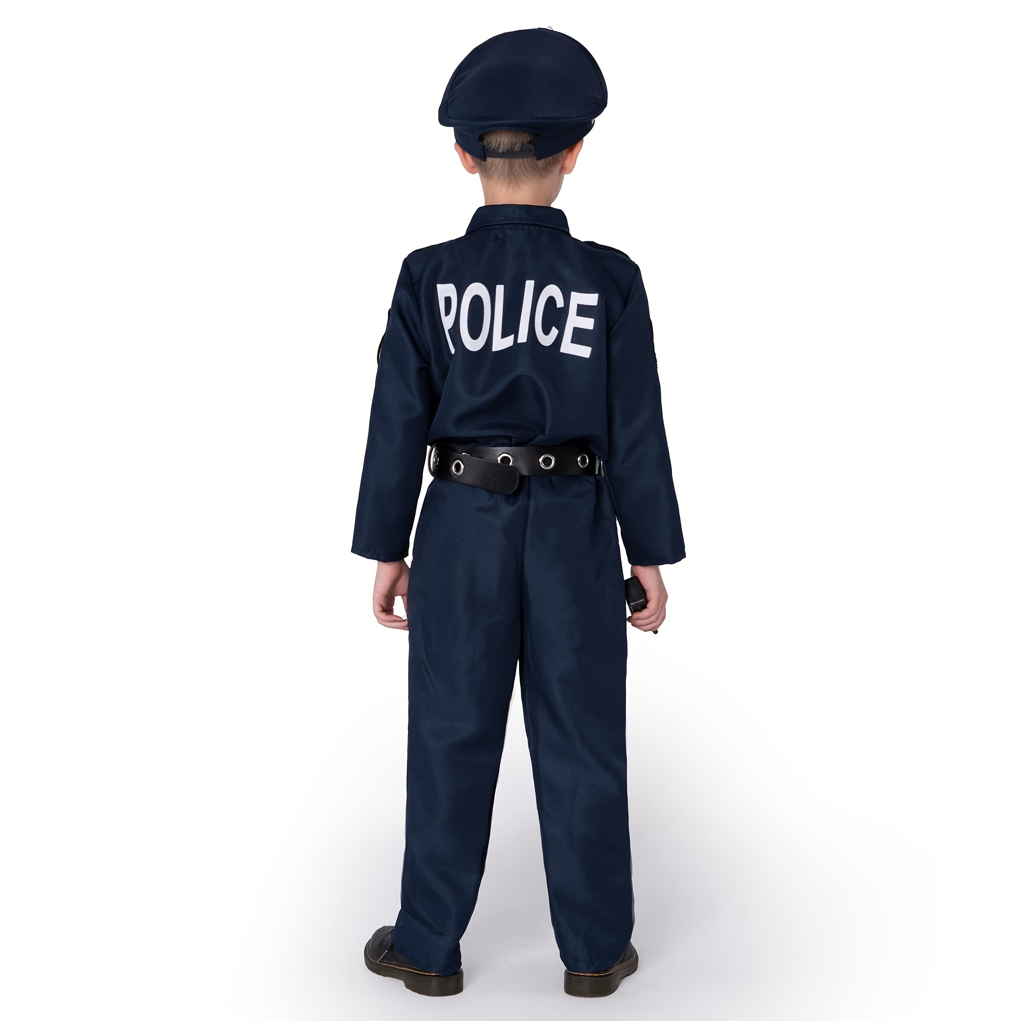 Halloween Police Costume For Kids, Police Officer Costume For Boys, RolePlay Themed Party - Image 4