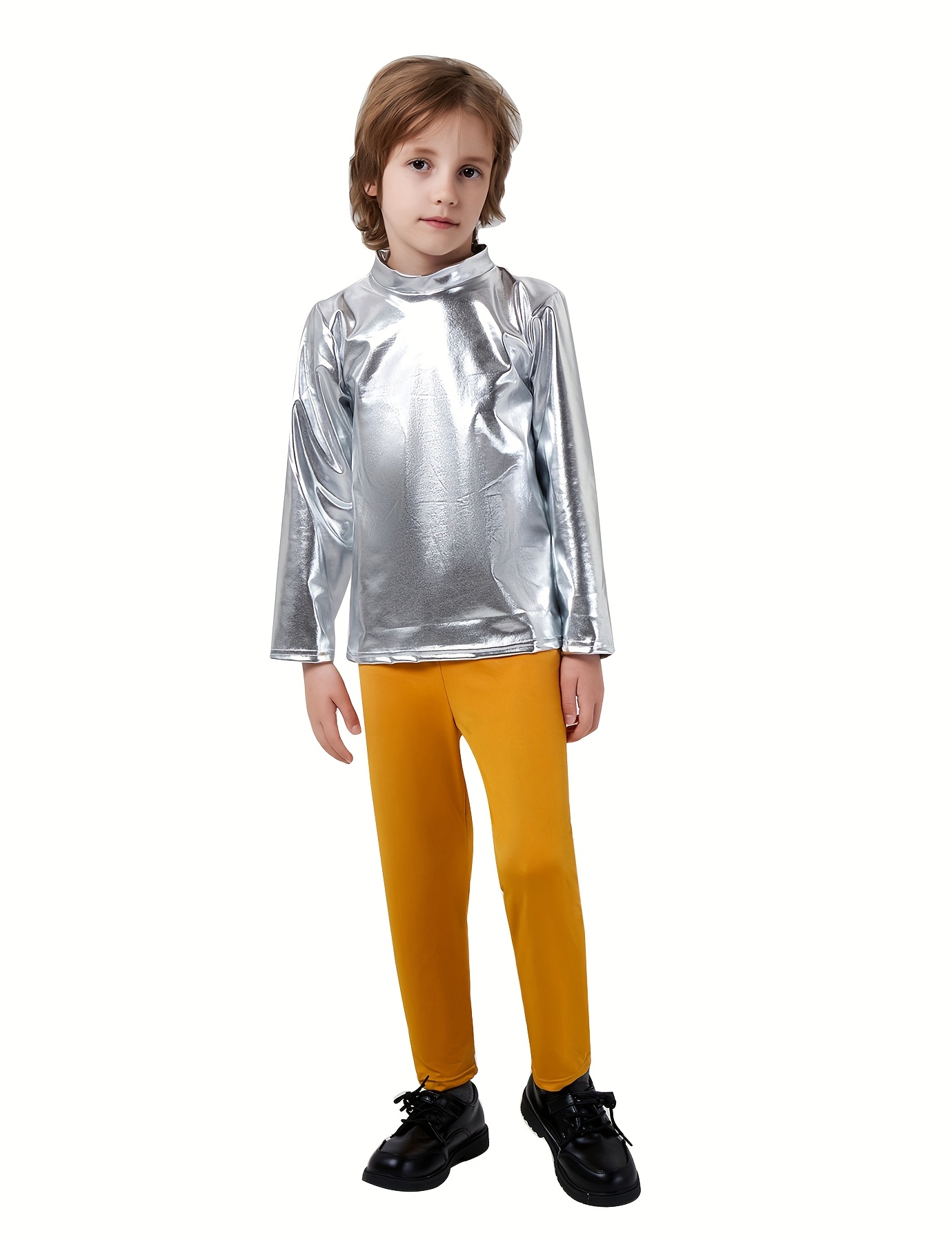 Halloween Sports Day Rocket Space Stage Spacesuit Astronaut Suit Rocket Cape Inner Layer Free Combination Suitable for Halloween Birthday Space-Themed Clothing