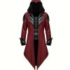 Patchwork Men's Jacket, Halloween, Role Play Outfits Men