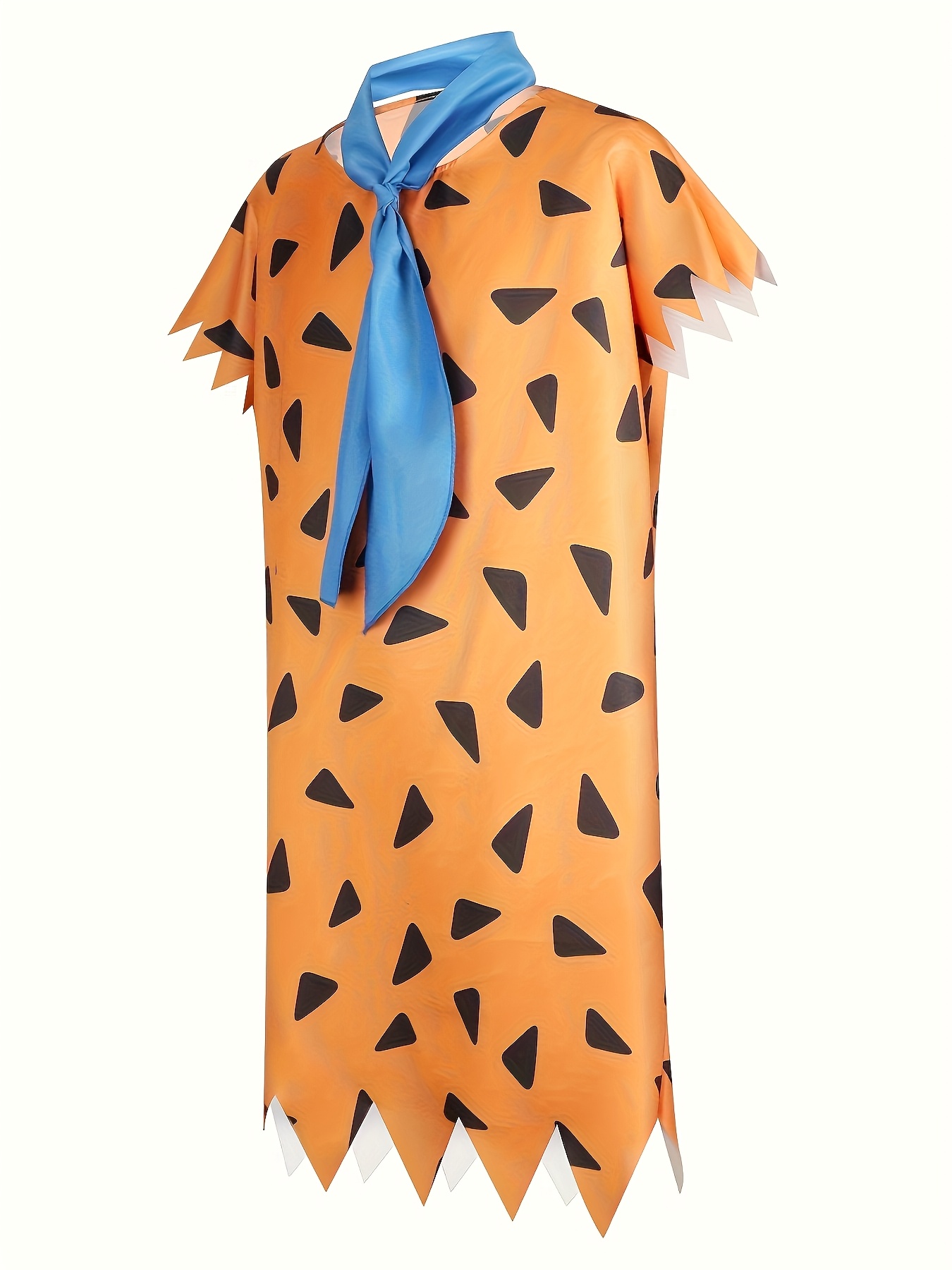 Fred Flinstone Halloween Costume, Cosplay Men's Outfit Set for Carnival, Role Play Outfits Men