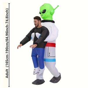 Adult Alien Inflatable Costume Party Cosplay Costume Funny Suit Anime Fancy Dress Halloween Costume for Men Women