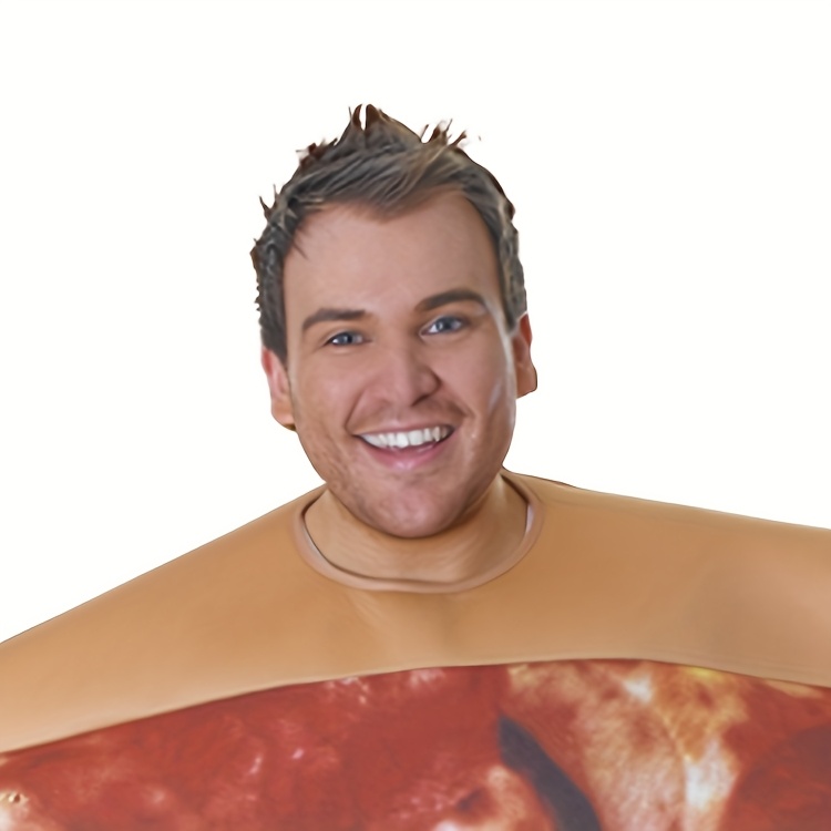 Halloween Costume Carnival Halloween Cosplay Masquerade Stage Costumes for Adults, Delicious Pizza Party Performance Outfits