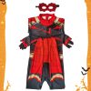 Halloween Costume Superhero Costume with Eye Mask, Made of Stretchy Fabric with a Back Zipper, for Halloween and Christmas Role-playing Parties