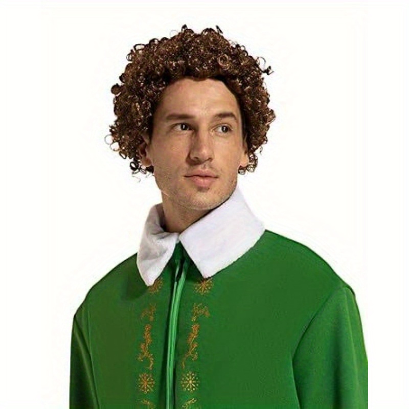 Adult Elf Costume, Halloween Christmas Cosplay Outfit Complete Set with Hat Tunic Top Pants Belt And Shoe Covers, Green Holiday Party Dress Up Costume